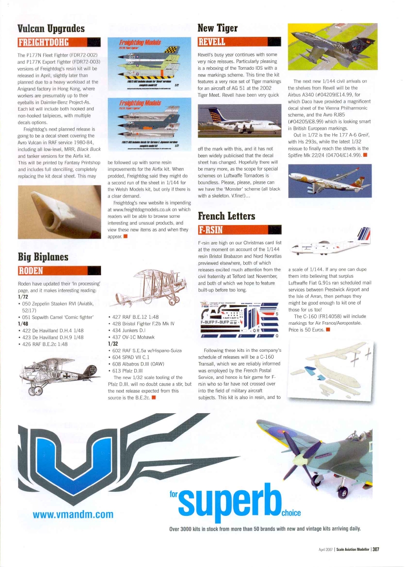 Scale Aviation Modeller International 2007-04